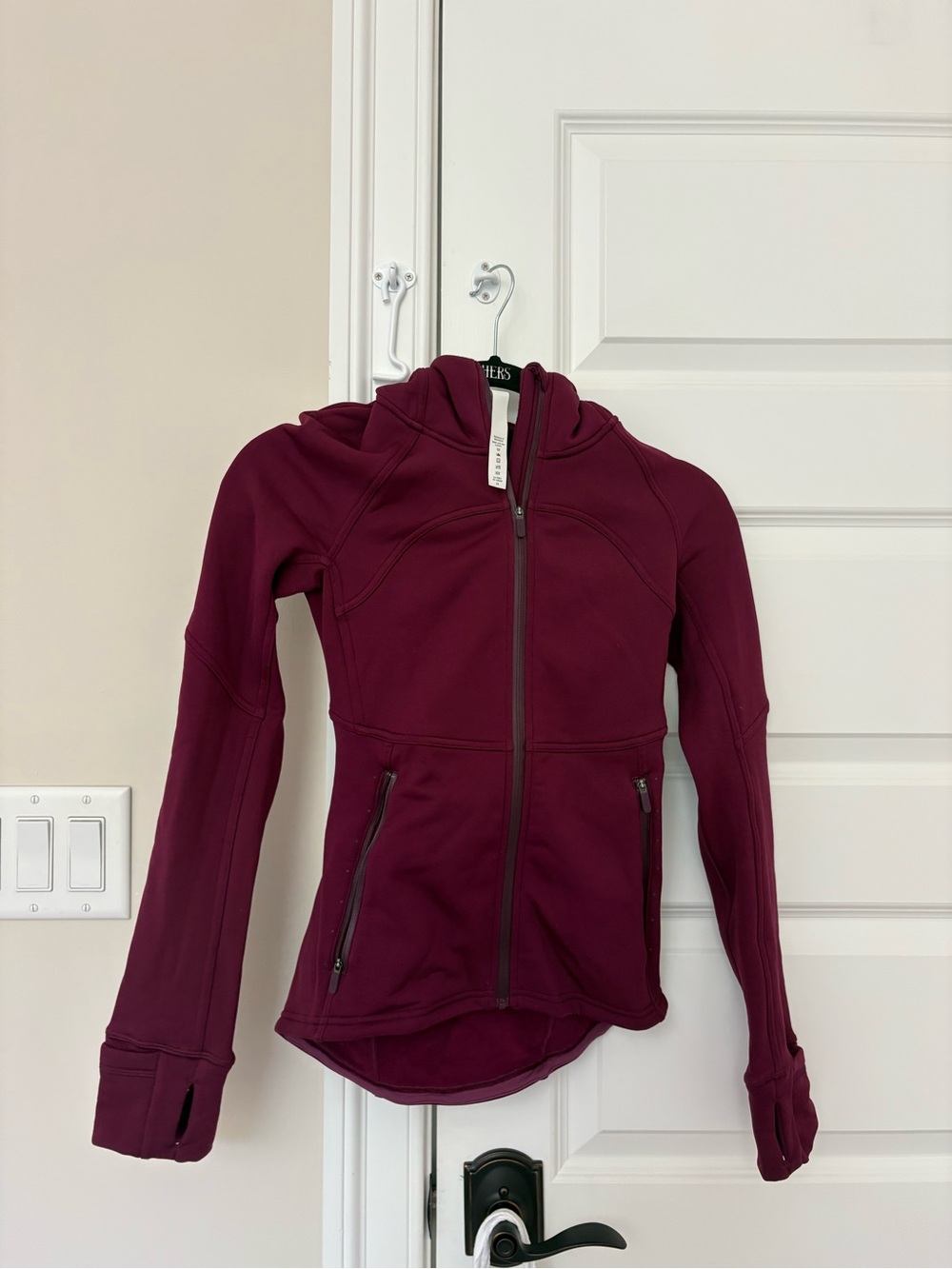 lululemon athletica Wine Zip-Up Hoodie Jacket